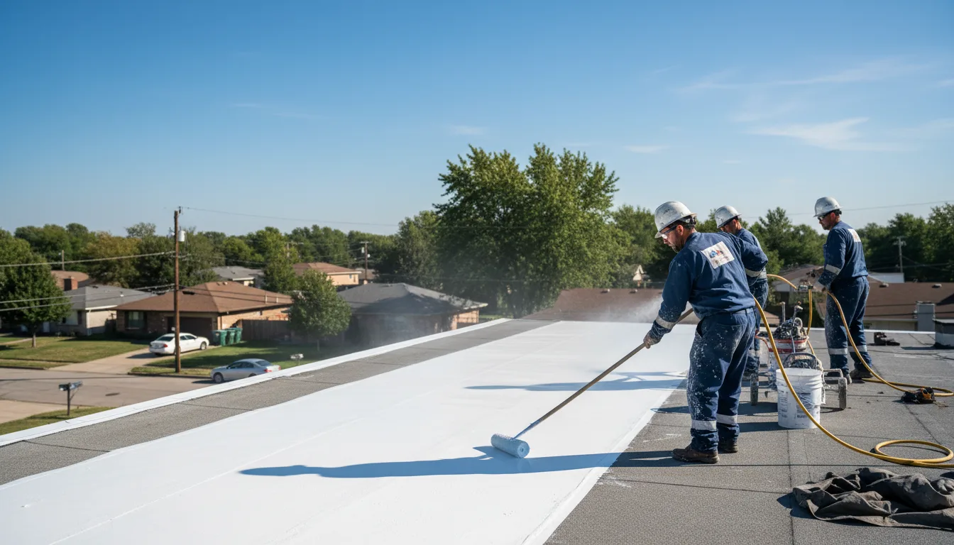 Commercial roof coating in Three Lakes, WI near me